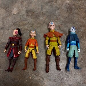 Avatar The Last Airbender Figure Lot McFarlane & Diamond Select Zuko & Aang